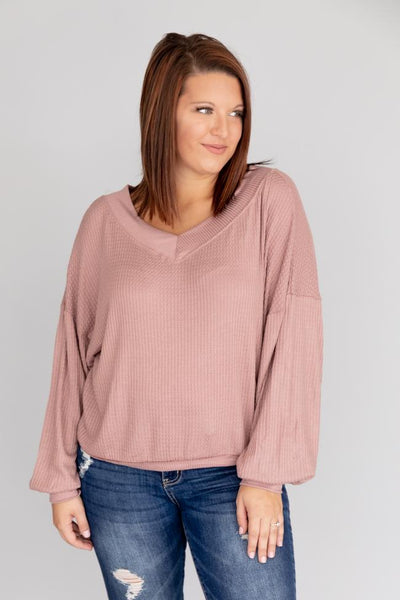 Brand New Day Mauve Pullover