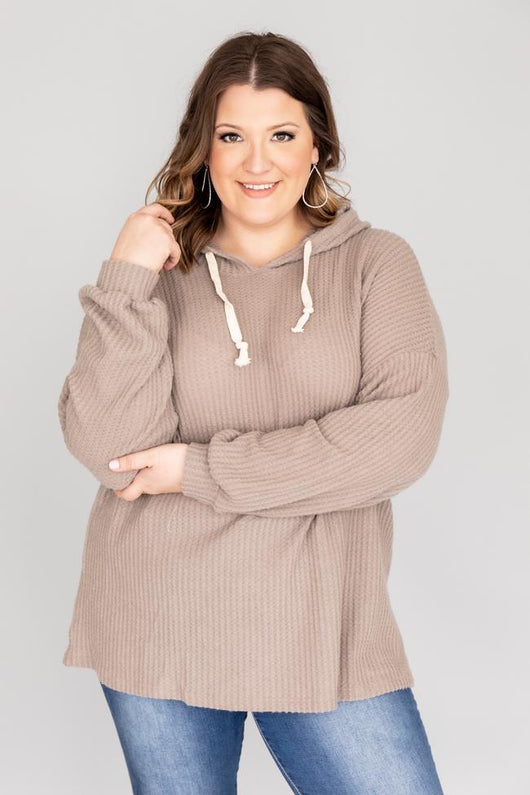 Look For Inspiration Taupe Pullover