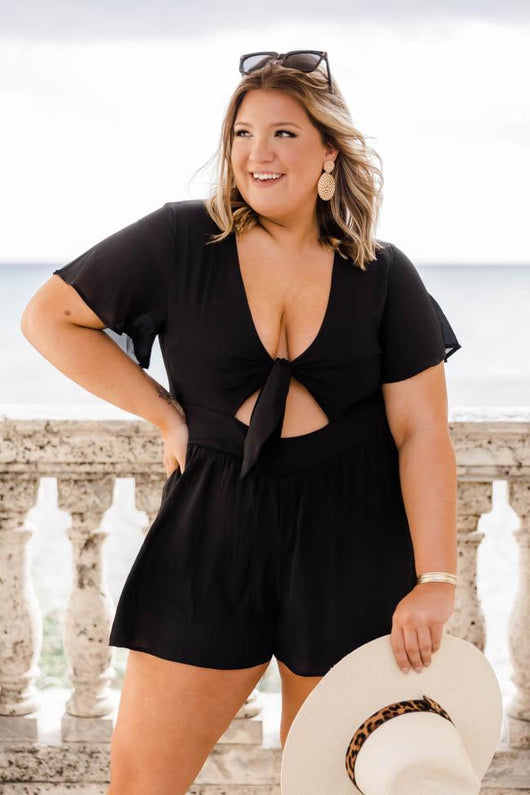Love For A Lifetime Black Romper