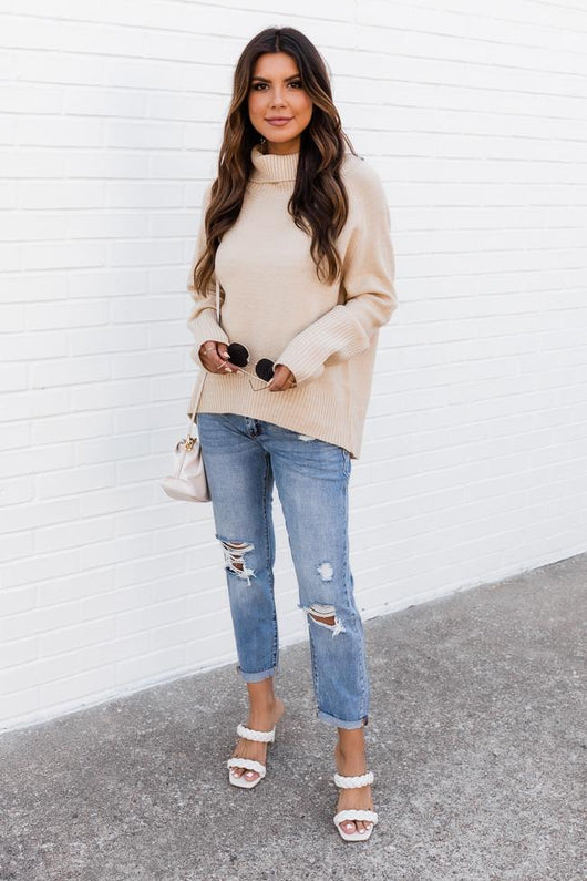 If You'll Love Me Taupe Sweater