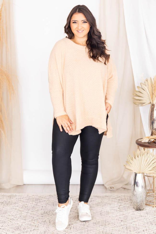 Uncomplicate My Life Taupe Pullover