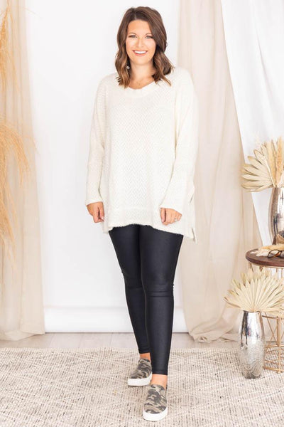 Uncomplicate My Life Ivory Pullover