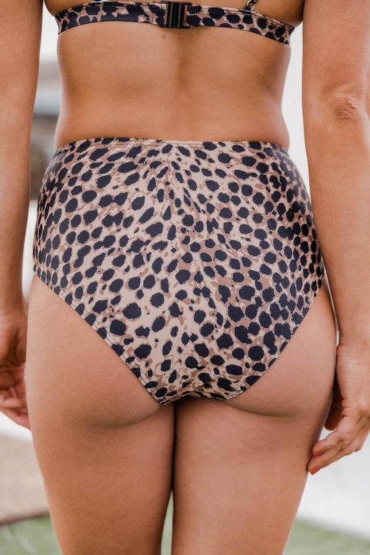 Life's A Breeze Leopard Print Bikini Bottoms