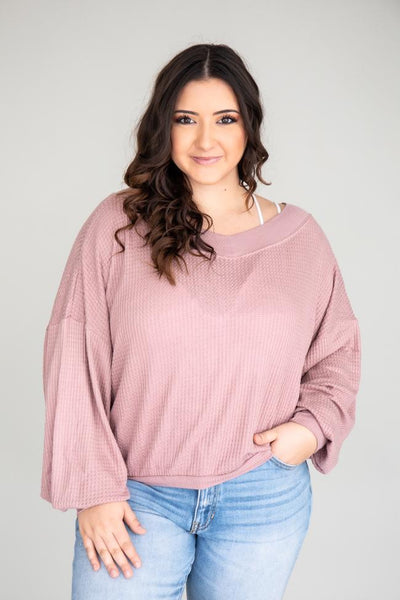 Brand New Day Mauve Pullover