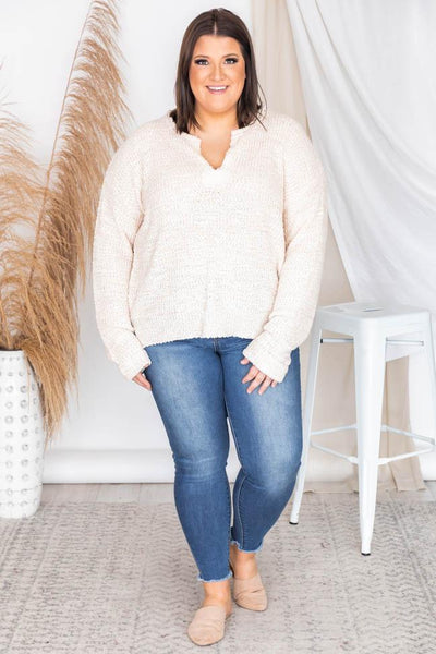 This Time Around Sweater Taupe