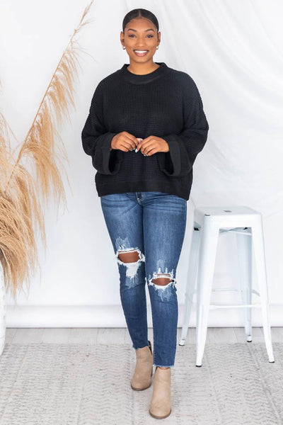 Better Than You Know Black Sweater