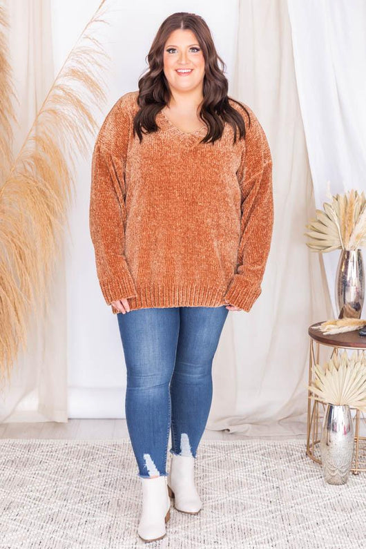 Without A Doubt Brown Sweater FINAL SALE