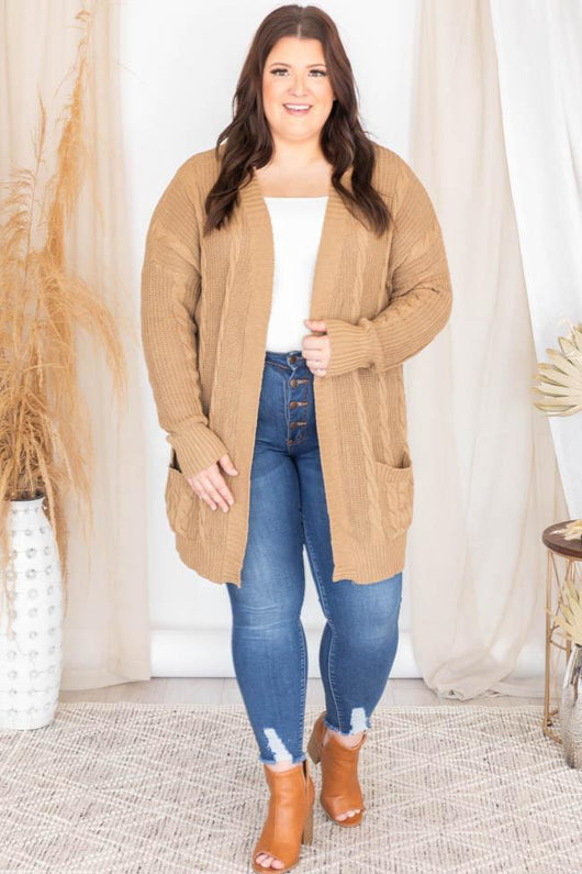 Won't Change My Heart Tan Cardigan