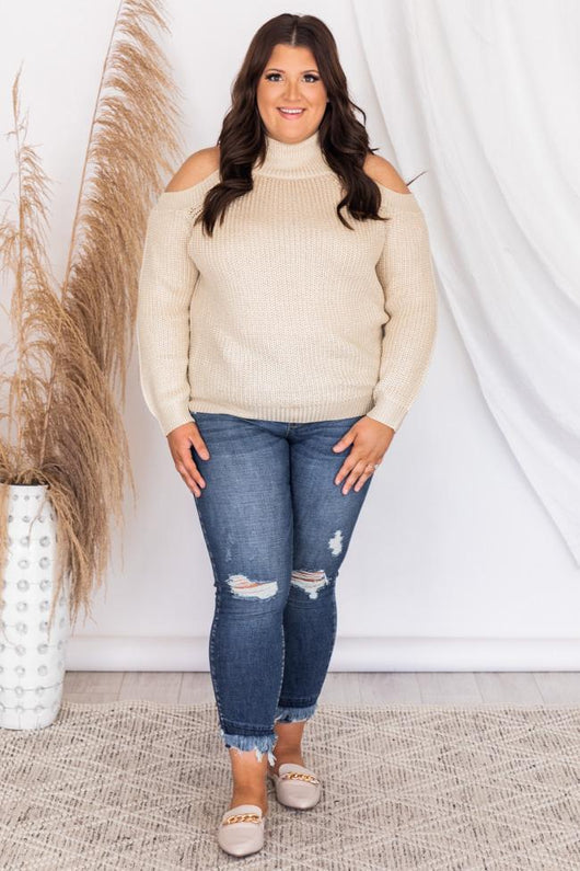 Casual Days Knit Cream Sweater