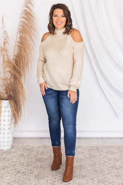Casual Days Knit Cream Sweater