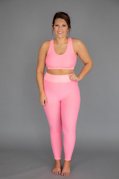 Move To The Beat Pink Leggings FINAL SALE