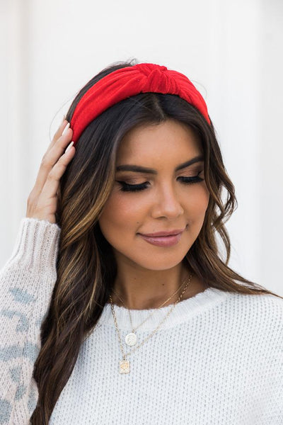 Extra Inspiration Velvet Red Headband