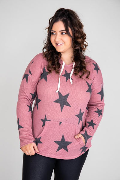 All The Stars Align Mauve Hoodie
