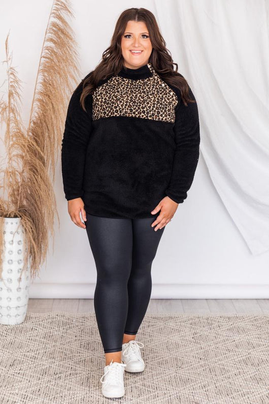 Season Of Love Leopard/Black Pullover