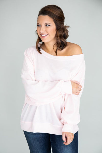 Keep Your Promise Blush Blouse