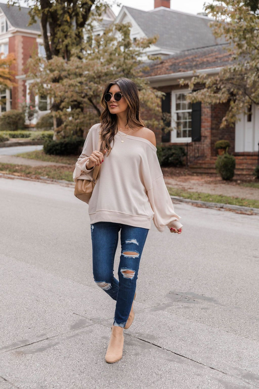 Keep Your Promise Blush Blouse