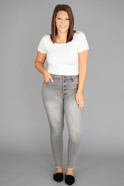 The Chelsie Grey Jeans