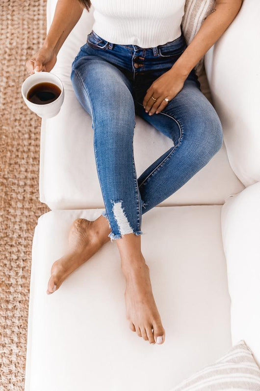 Gianna Distressed Medium Wash Jeans