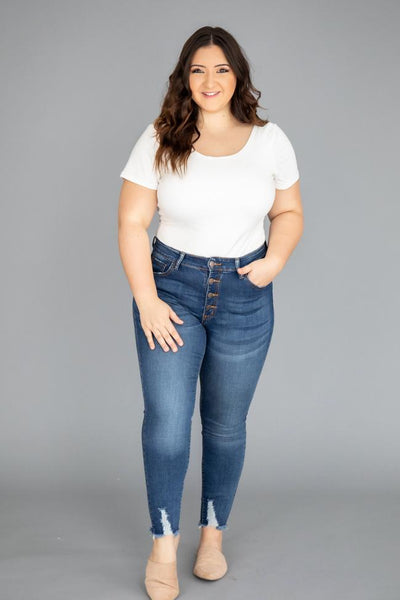 Gianna Distressed Medium Wash Jeans