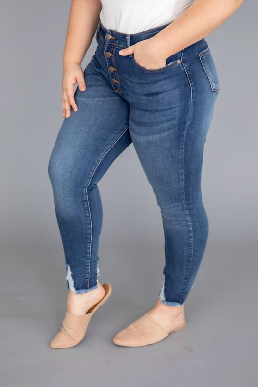 Gianna Distressed Medium Wash Jeans