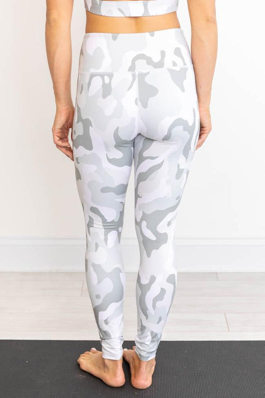 Running After You Camo Grey Leggings FINAL SALE
