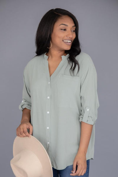 Lifetime Of Style Sage Blouse