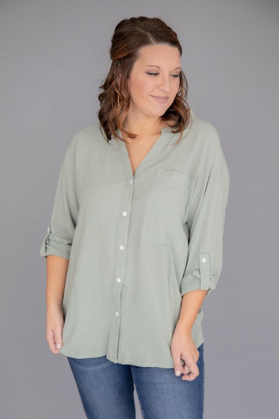 Lifetime Of Style Sage Blouse