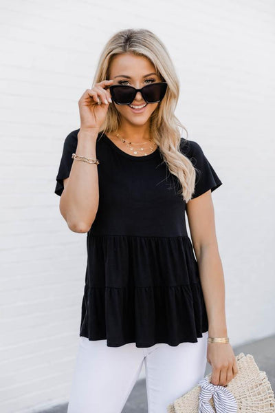 Power Of My Love Black Blouse