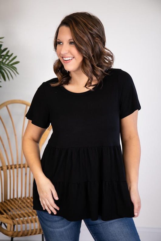 Power Of My Love Black Blouse