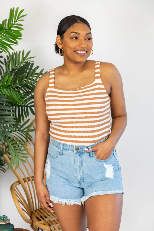 Forever And Always High Waisted Denim Shorts