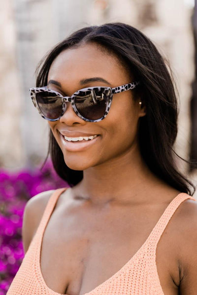 Twice The Fun Grey Tortoiseshell Sunglasses