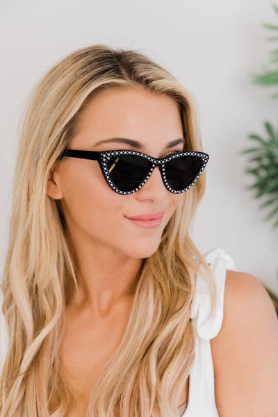 Living In The Past Black Pearl Sunglasses