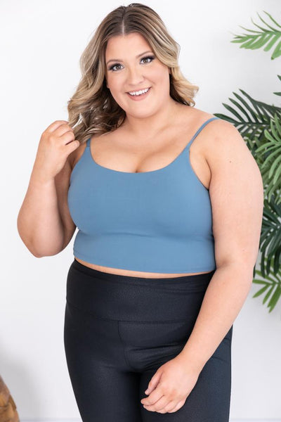 Let's Seize The Day Blue Bra Top