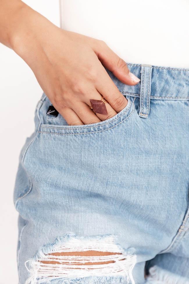 Going Far Mauve Stone Ring