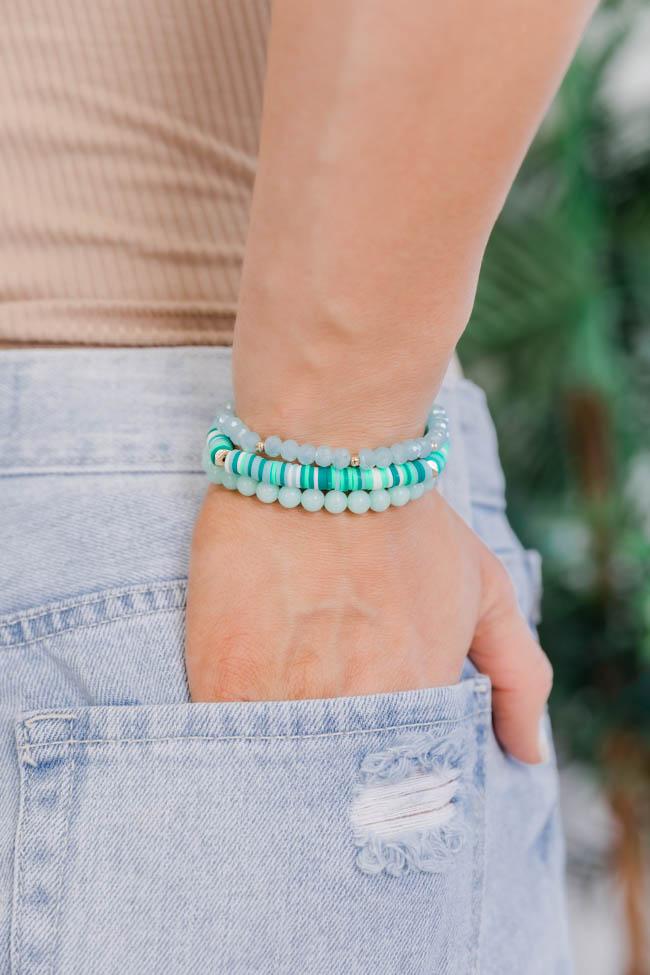 Beauty Within Blue Bracelet Set