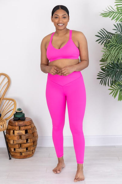 Back At It Again Hot Pink Leggings