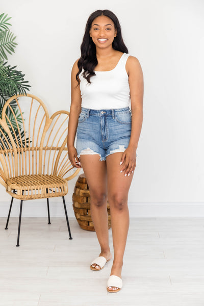 Not A Worry In The World High Waisted Shorts