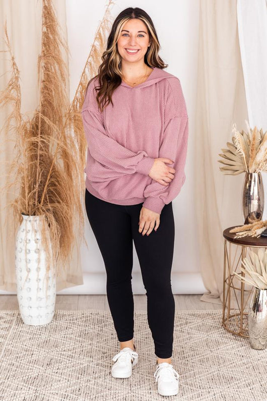 Stylish Splendor Lilac Hoodie