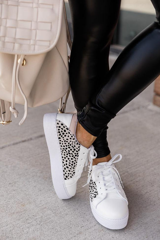 Marisa Leopard Print Sneakers