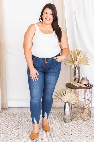 Sunday Drives Ivory Sweater Tank Bodysuit