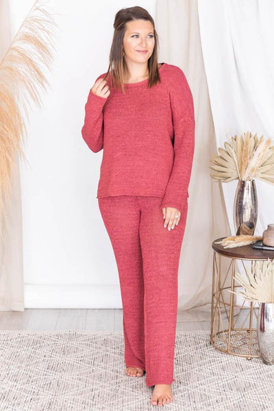 Wonder Often Berry Sweater
