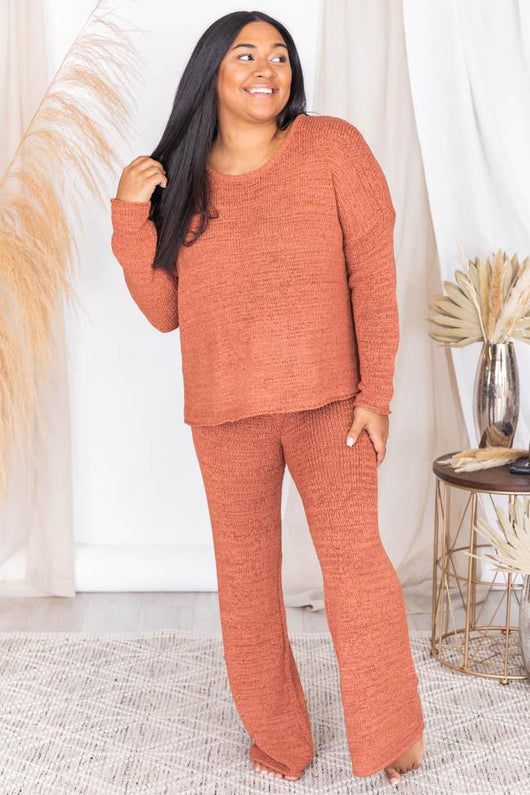 Wonder Often Terracotta Sweater