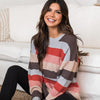 Almost There Multi Striped Sweater