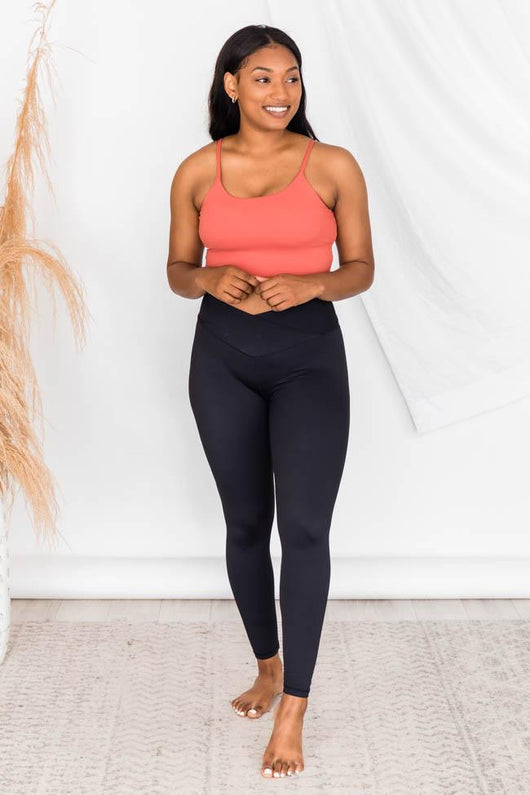 Let's Seize The Day Coral Bra Top
