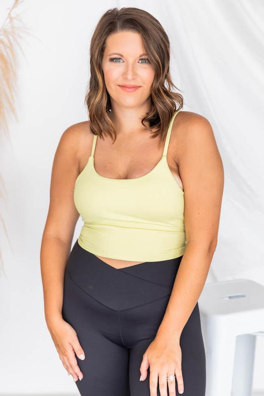 Let's Seize The Day Yellow Bra Top