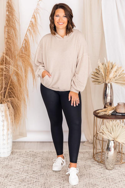 Stylish Splendor Oatmeal Hoodie