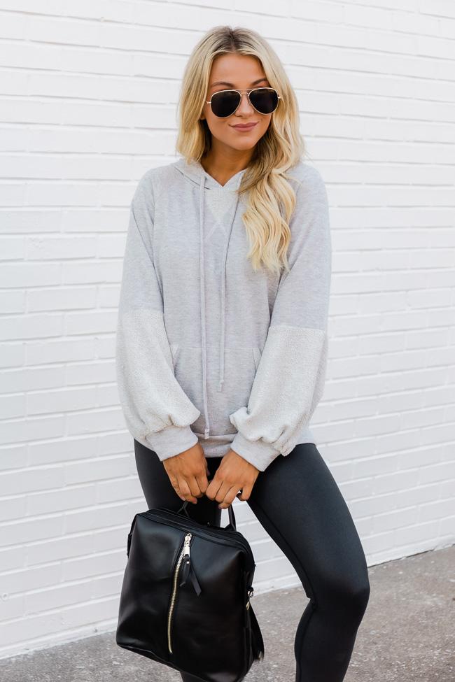 Lasting Love Grey Hoodie