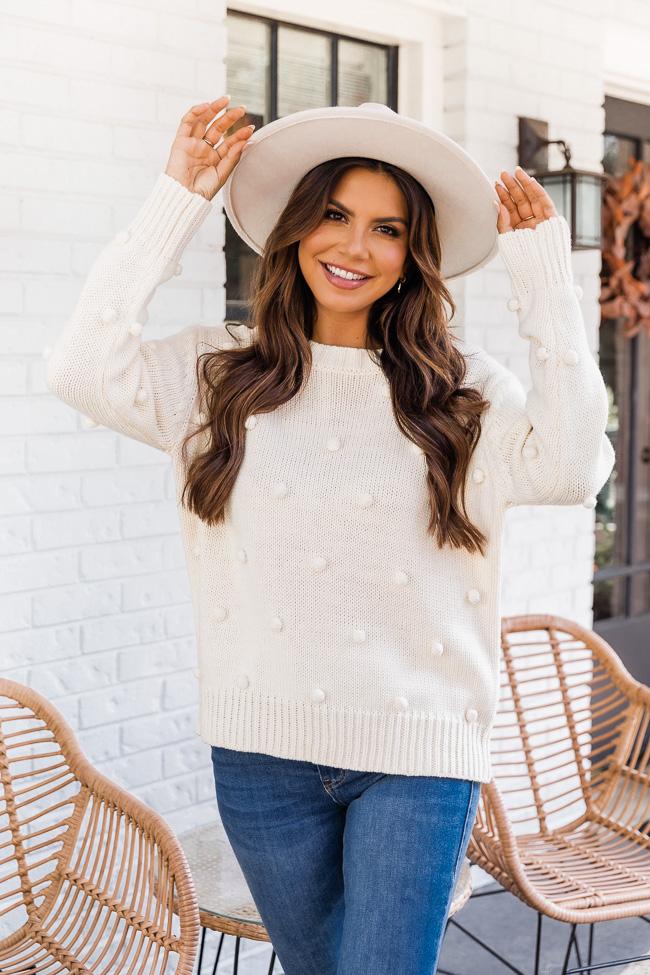 What You Seek Cream Sweater