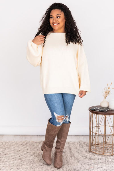 Our Best Years Ivory Sweater