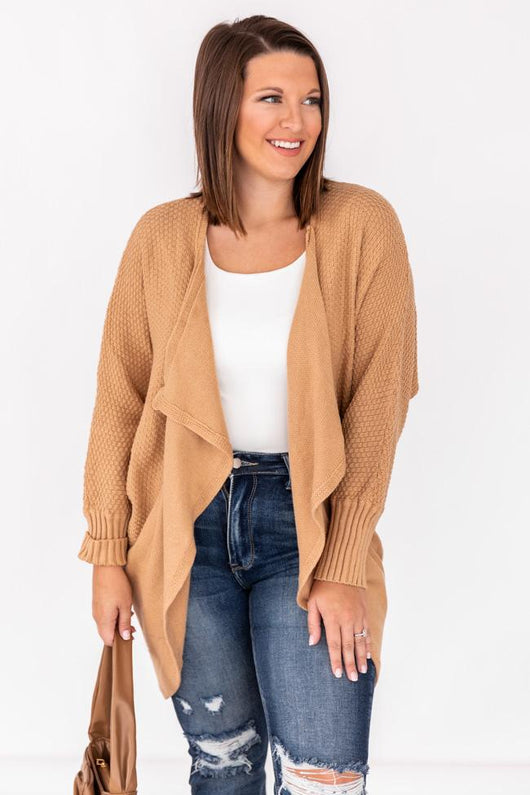 Make It Up Taupe Cardigan
